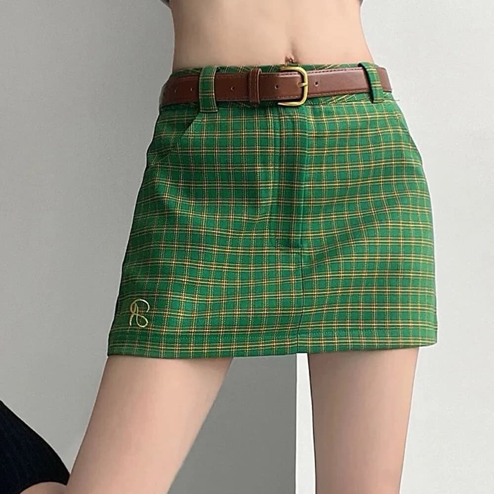 Self Made Preppy Mini Skirt — view 2 Self Made Preppy Mini Skirt — view 2