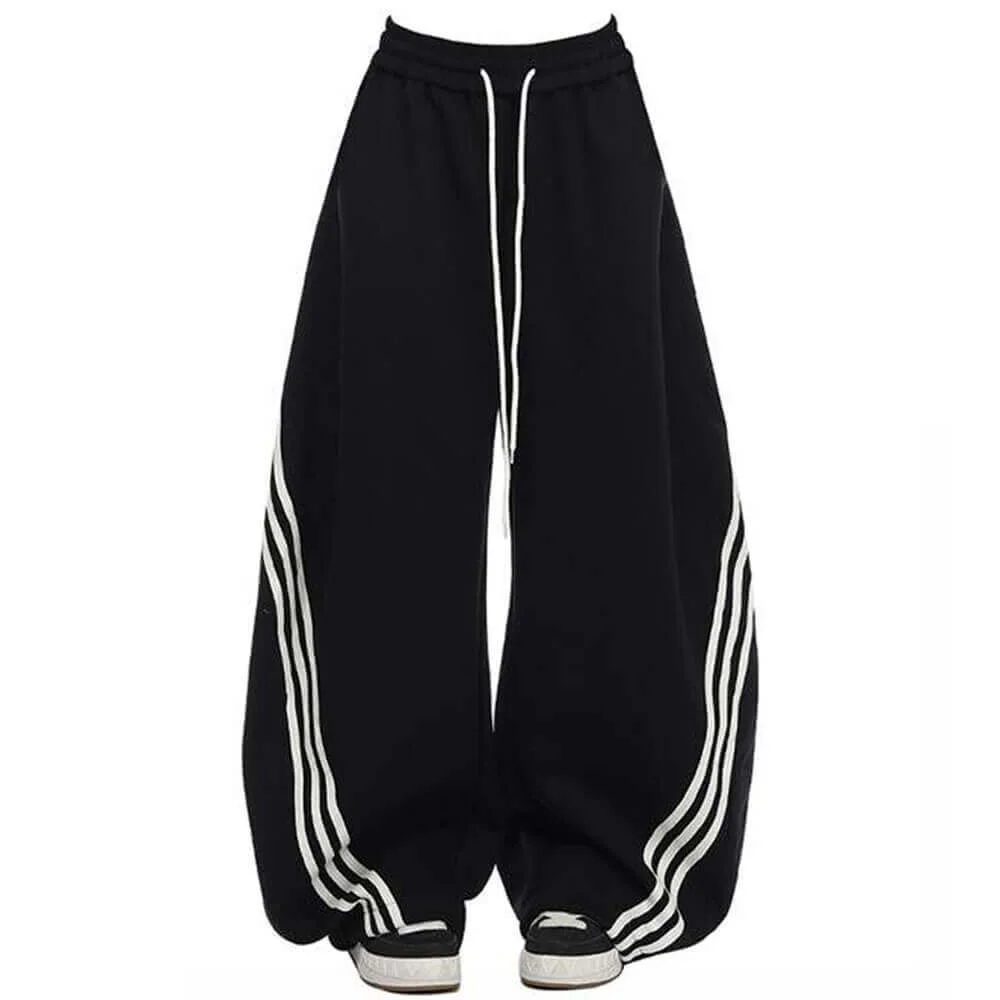 90's Side Stripe Baggy Sweatpants — view 2 90's Side Stripe Baggy Sweatpants — view 2
