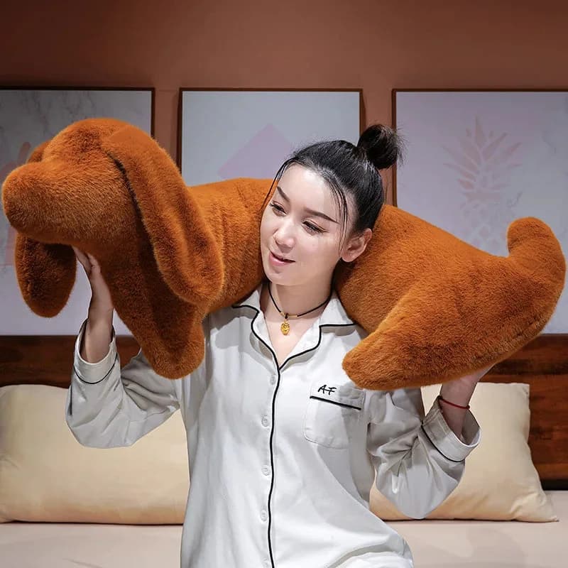 Long Dachshund Plushie — front view Long Dachshund Plushie — front view