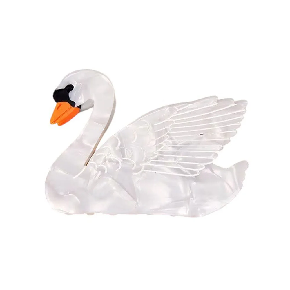 Swan Hair Claw — view 2 Swan Hair Claw — view 2