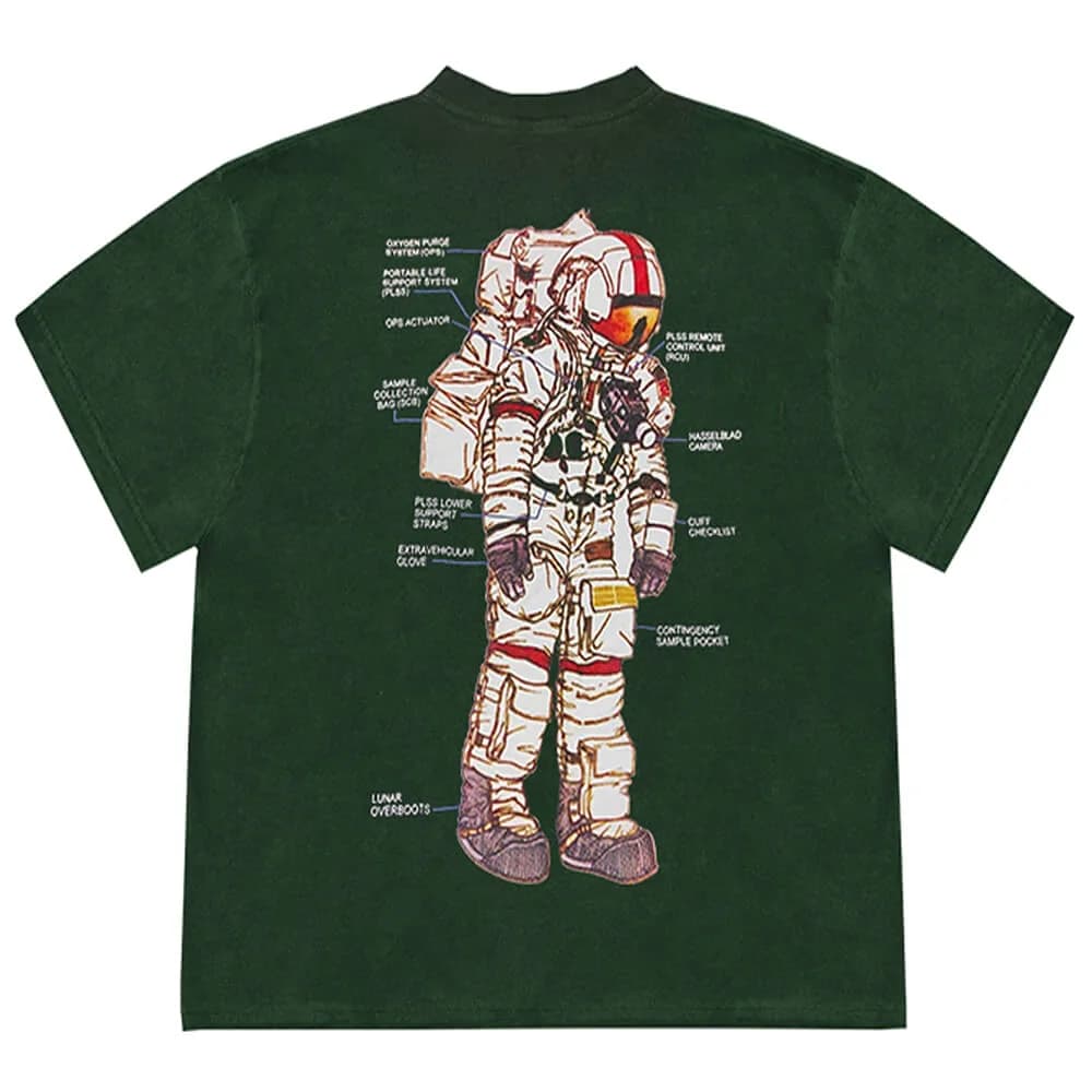 Space Mission Oversized T-Shirt — view 2 Space Mission Oversized T-Shirt — view 2