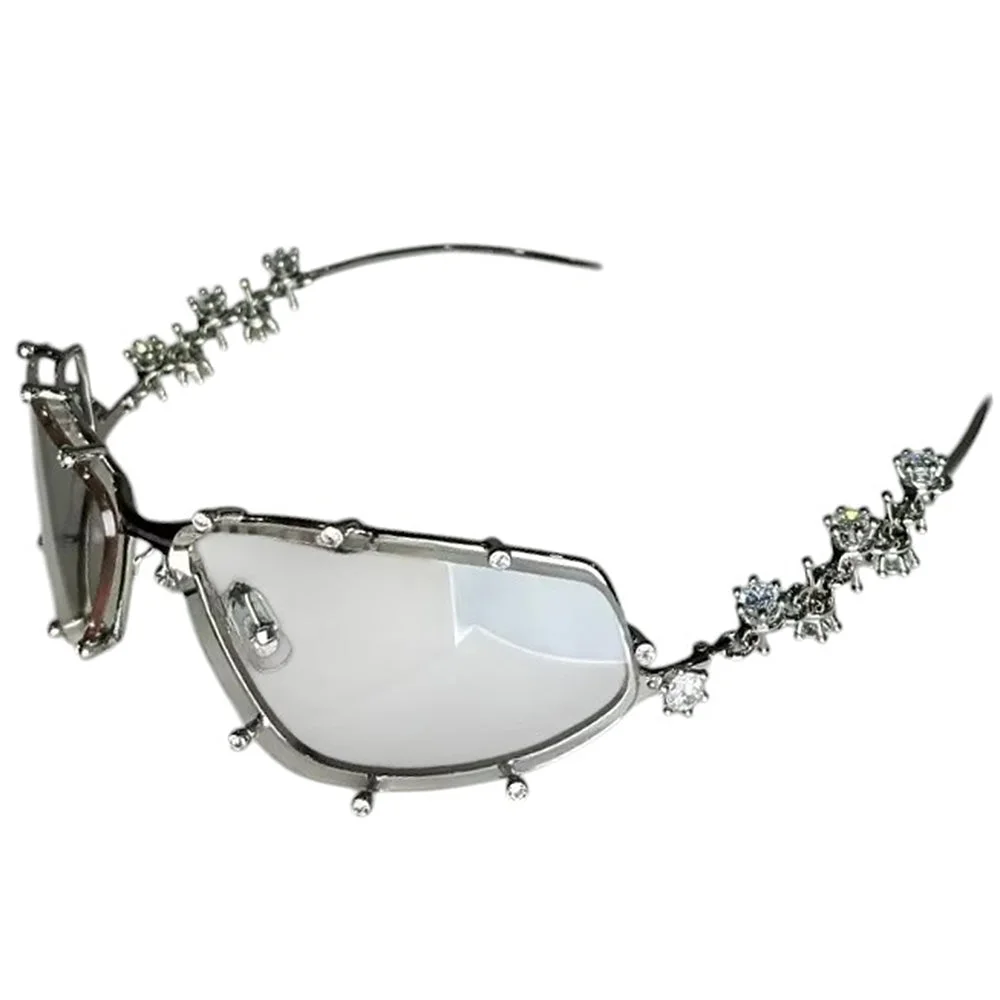 Y2K Rhinestone Rimless Sunglasses — view 1 Y2K Rhinestone Rimless Sunglasses — view 1