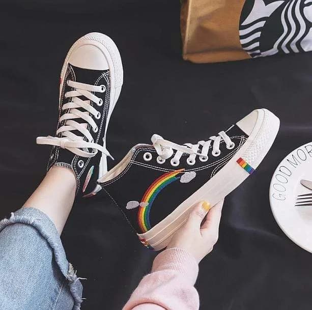 Rainbow Vibes Sneakers — view 3 Rainbow Vibes Sneakers — view 3