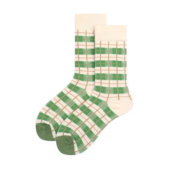Green Aesthetic Crew Socks — view 2 Green Aesthetic Crew Socks — view 2