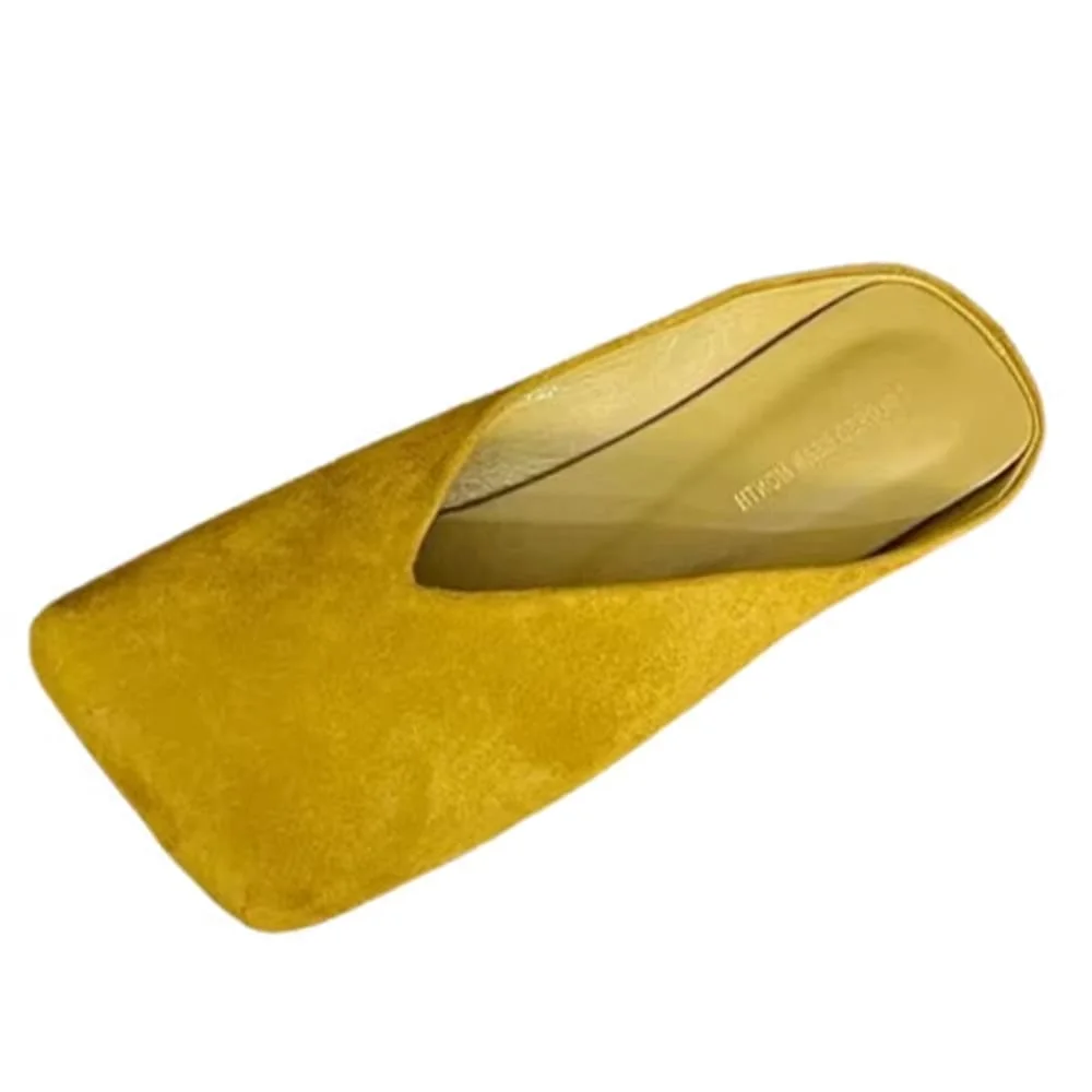 Velvet Slip On Mule Shoes — view 2 Velvet Slip On Mule Shoes — view 2