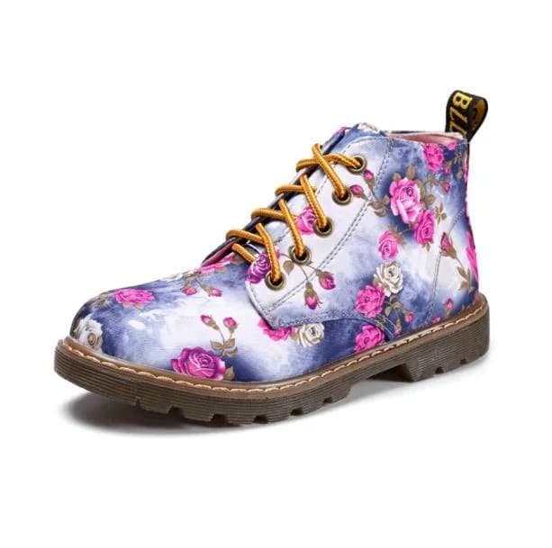 Ankle Floral Print Shoes — view 1 Ankle Floral Print Shoes — view 1