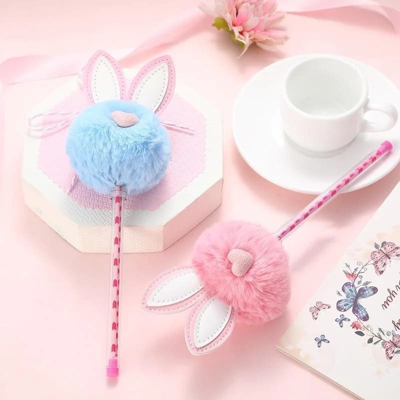 Plush Bunny Gel Pens — view 2 Plush Bunny Gel Pens — view 2