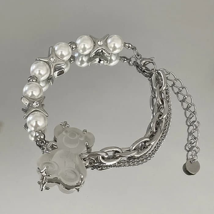 Grunge Bear Aesthetic Bracelet — view 2 Grunge Bear Aesthetic Bracelet — view 2