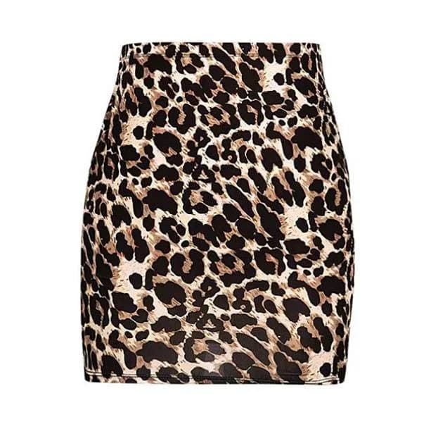 Wild Animal Mini Skirt — view 1 Wild Animal Mini Skirt — view 1