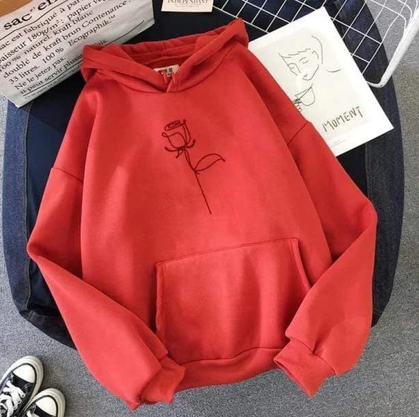 Aesthetic Rose Hoodie — view 2 Aesthetic Rose Hoodie — view 2