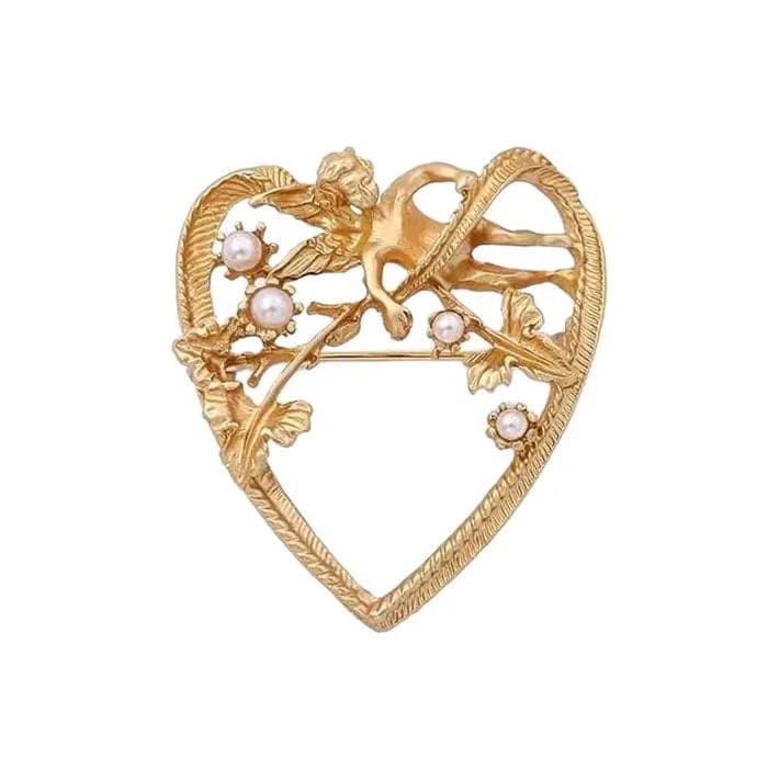 Vintage Aesthetic Angel Brooch — view 1 Vintage Aesthetic Angel Brooch — view 1