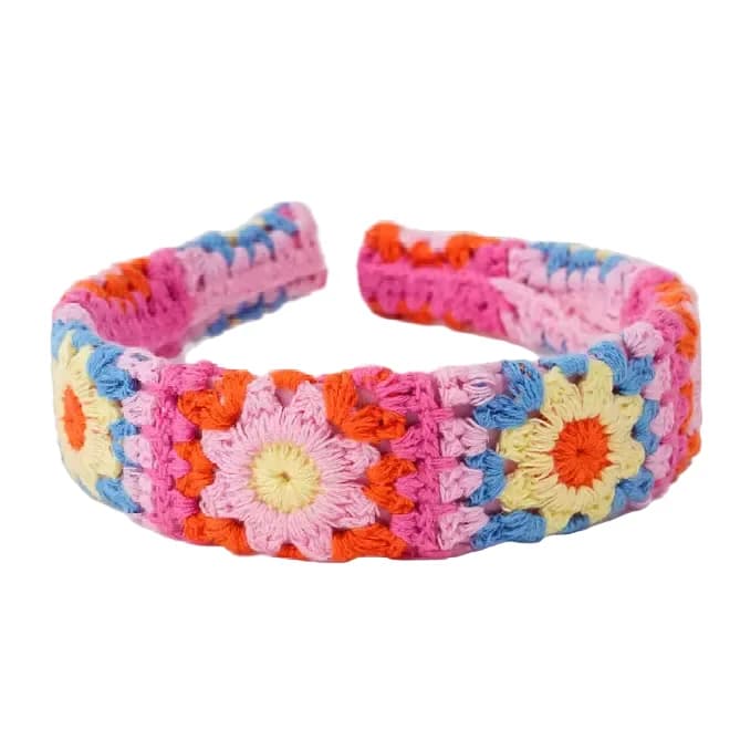 Bohemian Knitted Headband — view 1 Bohemian Knitted Headband — view 1