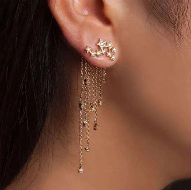Star Earrings — view 2 Star Earrings — view 2