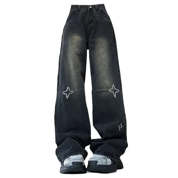 Knee Star Black Jeans — view 1 Knee Star Black Jeans — view 1