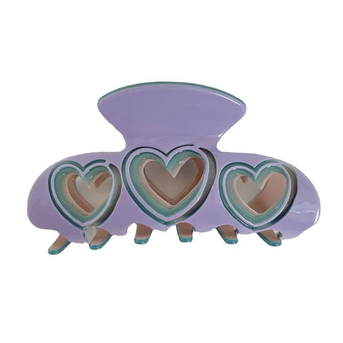 Softie Heart Hair Claw — view 2 Softie Heart Hair Claw — view 2