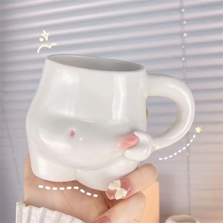 Yummy Tummy Ceramic Mug — view 2 Yummy Tummy Ceramic Mug — view 2
