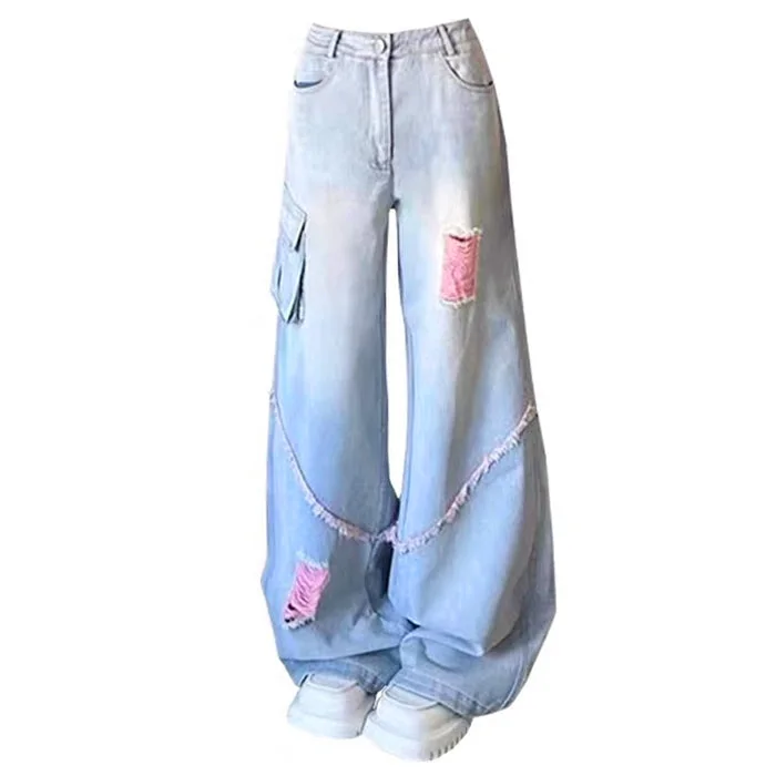 Y2K Wide Leg Jeans — view 1 Y2K Wide Leg Jeans — view 1