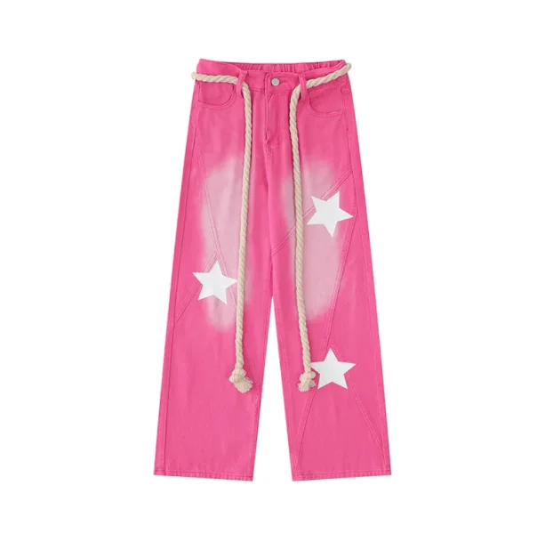 Y2K Pink Blush Jeans — view 2 Y2K Pink Blush Jeans — view 2