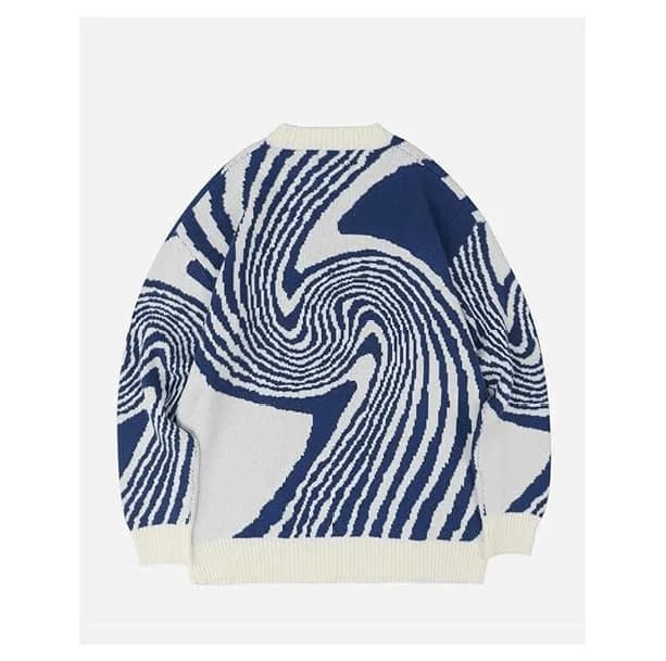 Retro Wavy Sweater — view 2 Retro Wavy Sweater — view 2