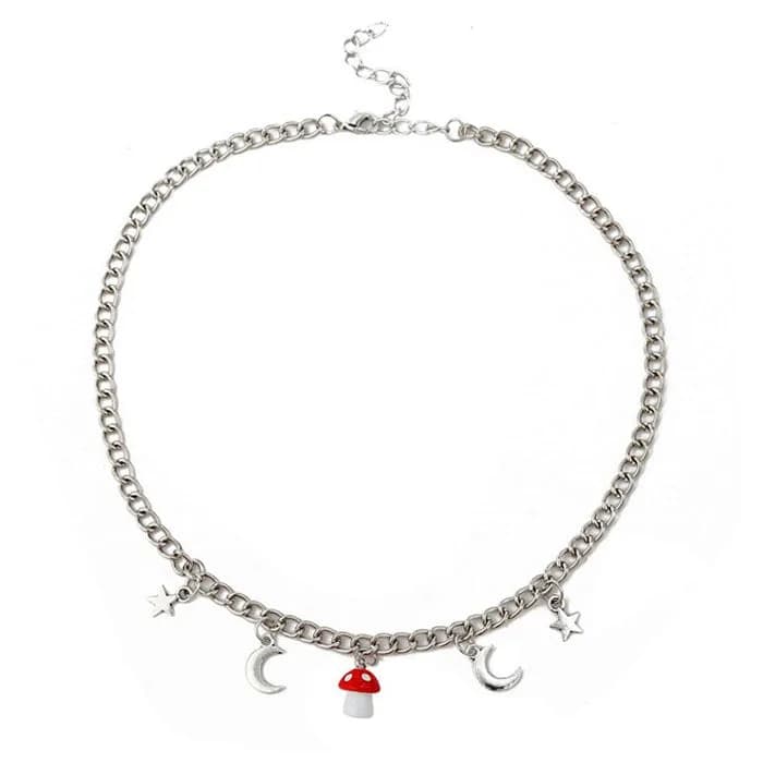 Mushroom Chain Necklace — view 1 Mushroom Chain Necklace — view 1
