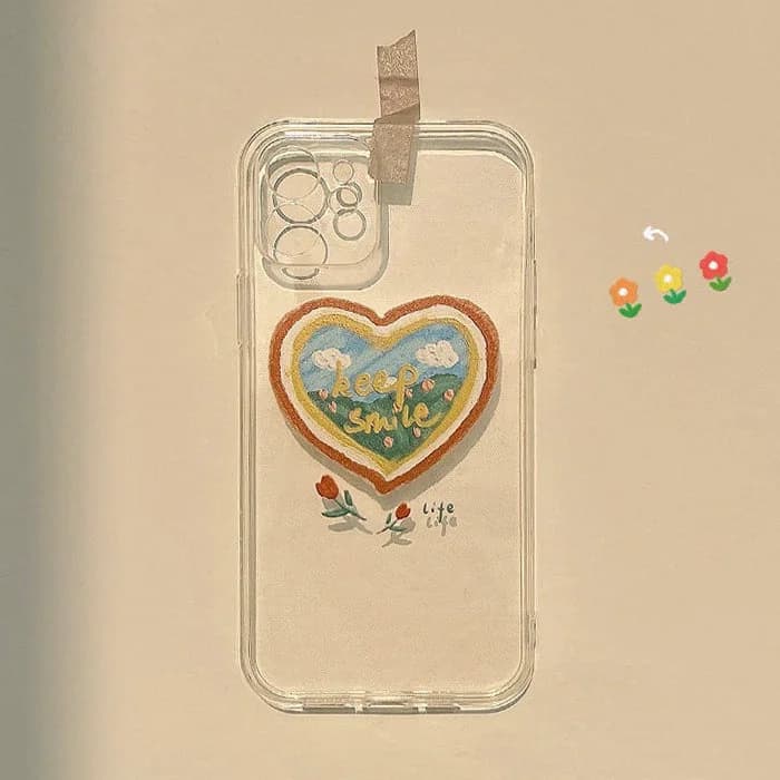 Keep Smile iPhone Case — view 1 Keep Smile iPhone Case — view 1