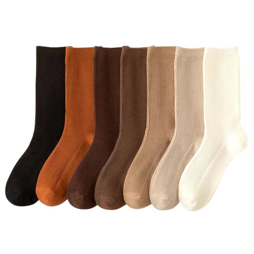 Cozy Days Ribbed Crew Socks — view 1 Cozy Days Ribbed Crew Socks — view 1