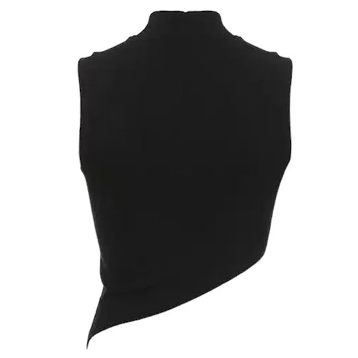 Stargirl Aesthetic Asymmetric Crop Top — view 2 Stargirl Aesthetic Asymmetric Crop Top — view 2