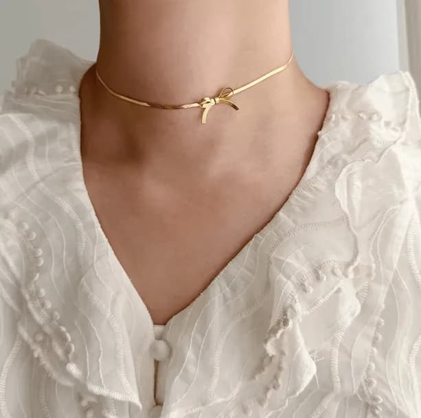Balletcore Choker Necklace — view 1 Balletcore Choker Necklace — view 1
