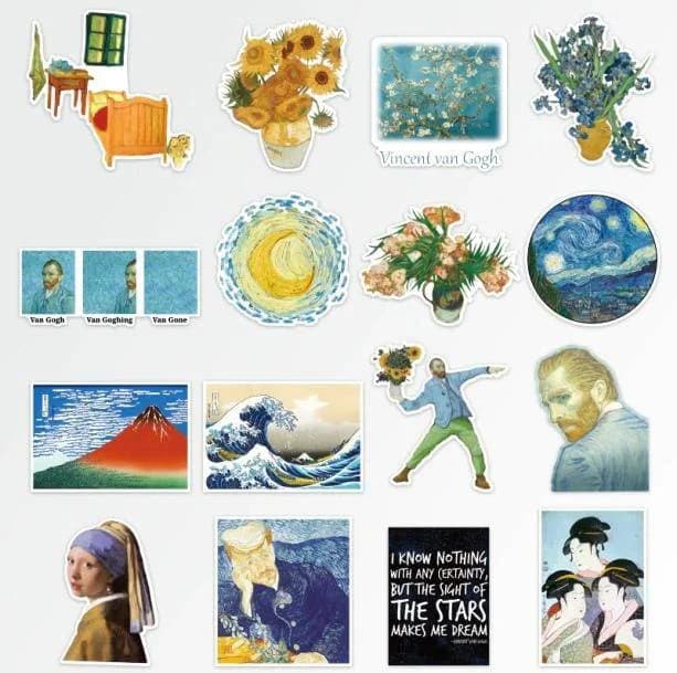Van Gogh Stickers — view 2 Van Gogh Stickers — view 2