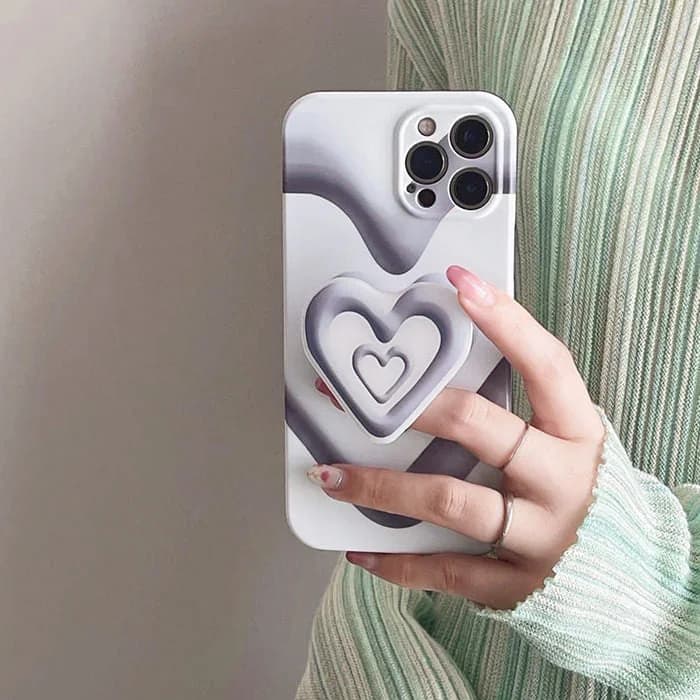 Grunge Heart iPhone Case — view 2 Grunge Heart iPhone Case — view 2