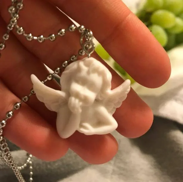 Baby Cupid Necklace — view 2 Baby Cupid Necklace — view 2
