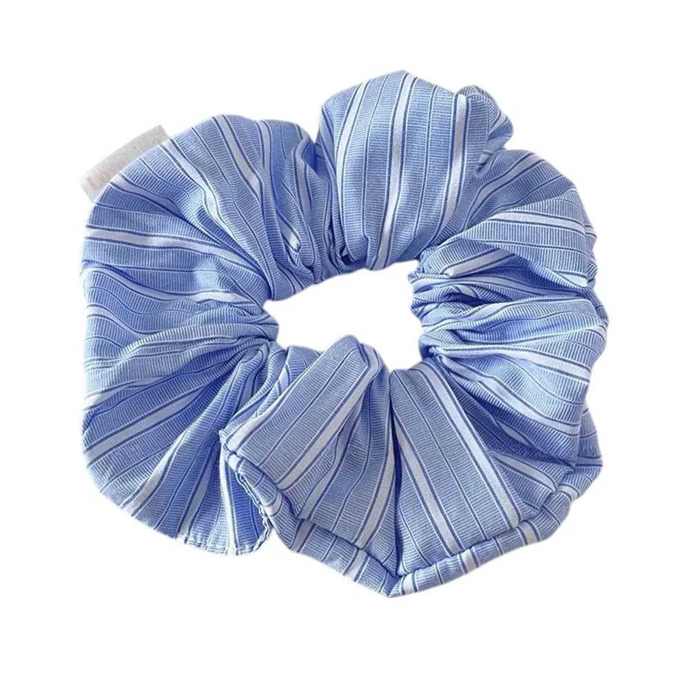 Bonjour Baby Stripe Scrunchie — view 2 Bonjour Baby Stripe Scrunchie — view 2