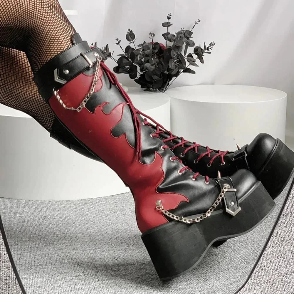 Inferno Platform Boots — view 2 Inferno Platform Boots — view 2