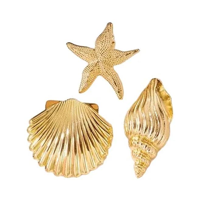 Mermaidcore Aesthetic Hair Clips Set — view 2 Mermaidcore Aesthetic Hair Clips Set — view 2