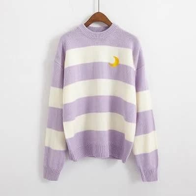 Stripe Moon Sweater — view 3 Stripe Moon Sweater — view 3