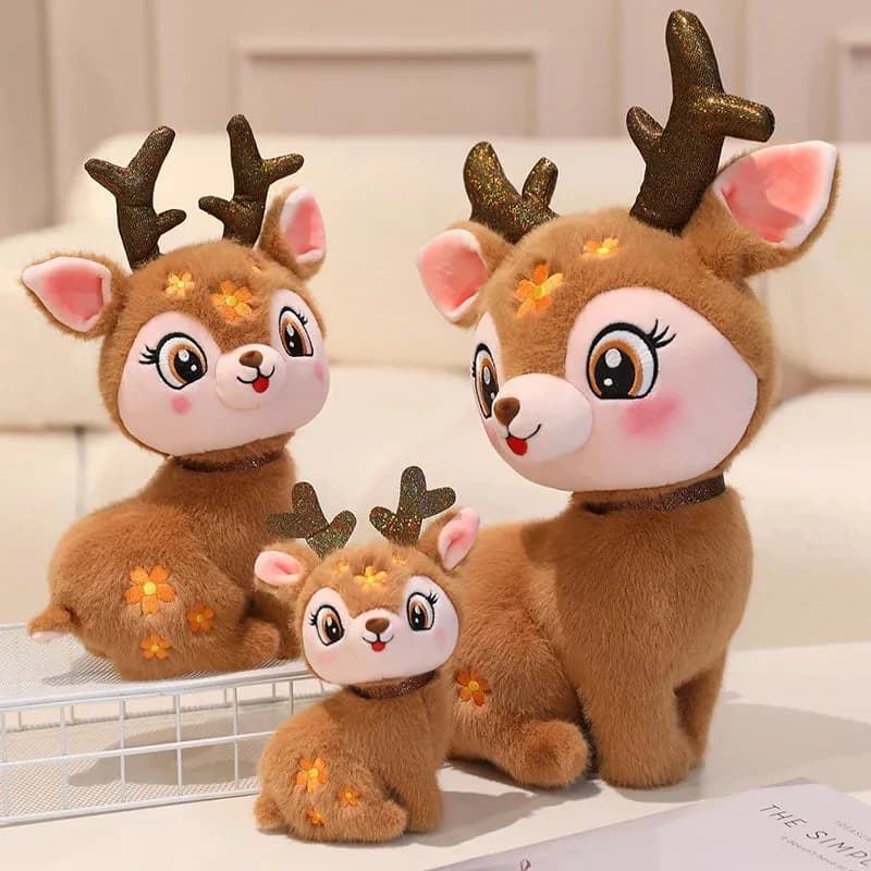 Sakura Blossom Deer Plushie — view 2 Sakura Blossom Deer Plushie — view 2