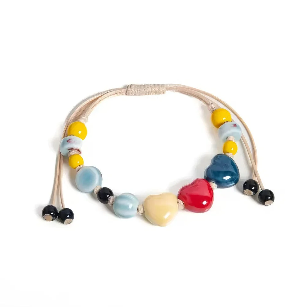 Heart Bead Bracelet — view 1 Heart Bead Bracelet — view 1