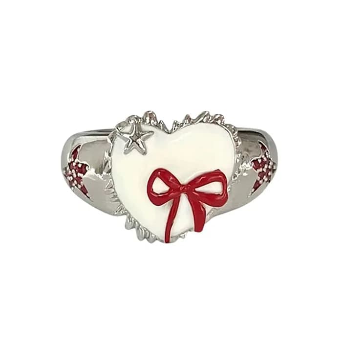 Coquette Heart-Shaped Ring — view 2 Coquette Heart-Shaped Ring — view 2