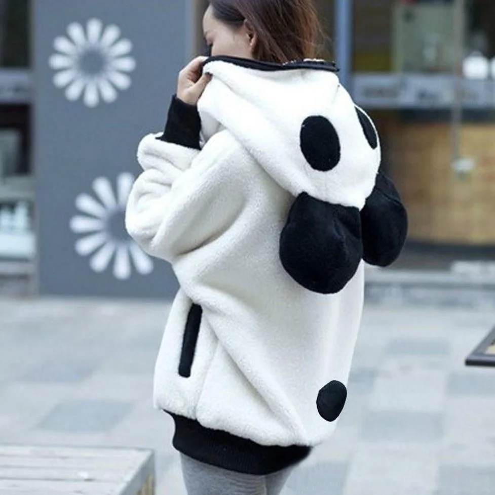 Kawaii Panda Hoodie — view 1 Kawaii Panda Hoodie — view 1