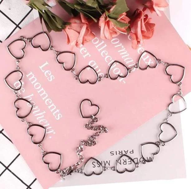 Metal Hearts Belt — view 2 Metal Hearts Belt — view 2