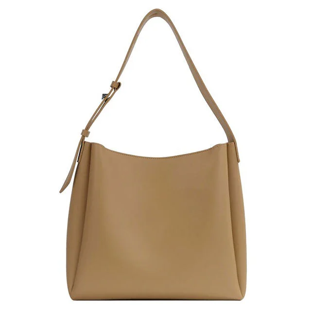 Minimalist Vegan Leather Tote Bag — view 3 Minimalist Vegan Leather Tote Bag — view 3