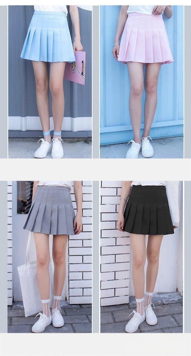 Kawaii Pleated Tennis Skirts — view 2 Kawaii Pleated Tennis Skirts — view 2