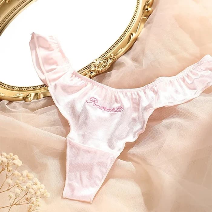 Romantic Thong Panty — view 2 Romantic Thong Panty — view 2