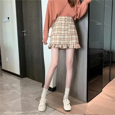 Vintage Plaid Skirt — view 1 Vintage Plaid Skirt — view 1