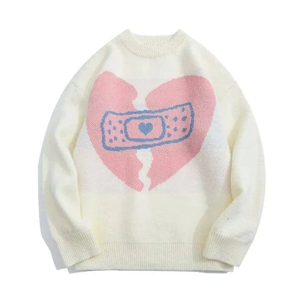 Broken Heart Sweater — view 2 Broken Heart Sweater — view 2
