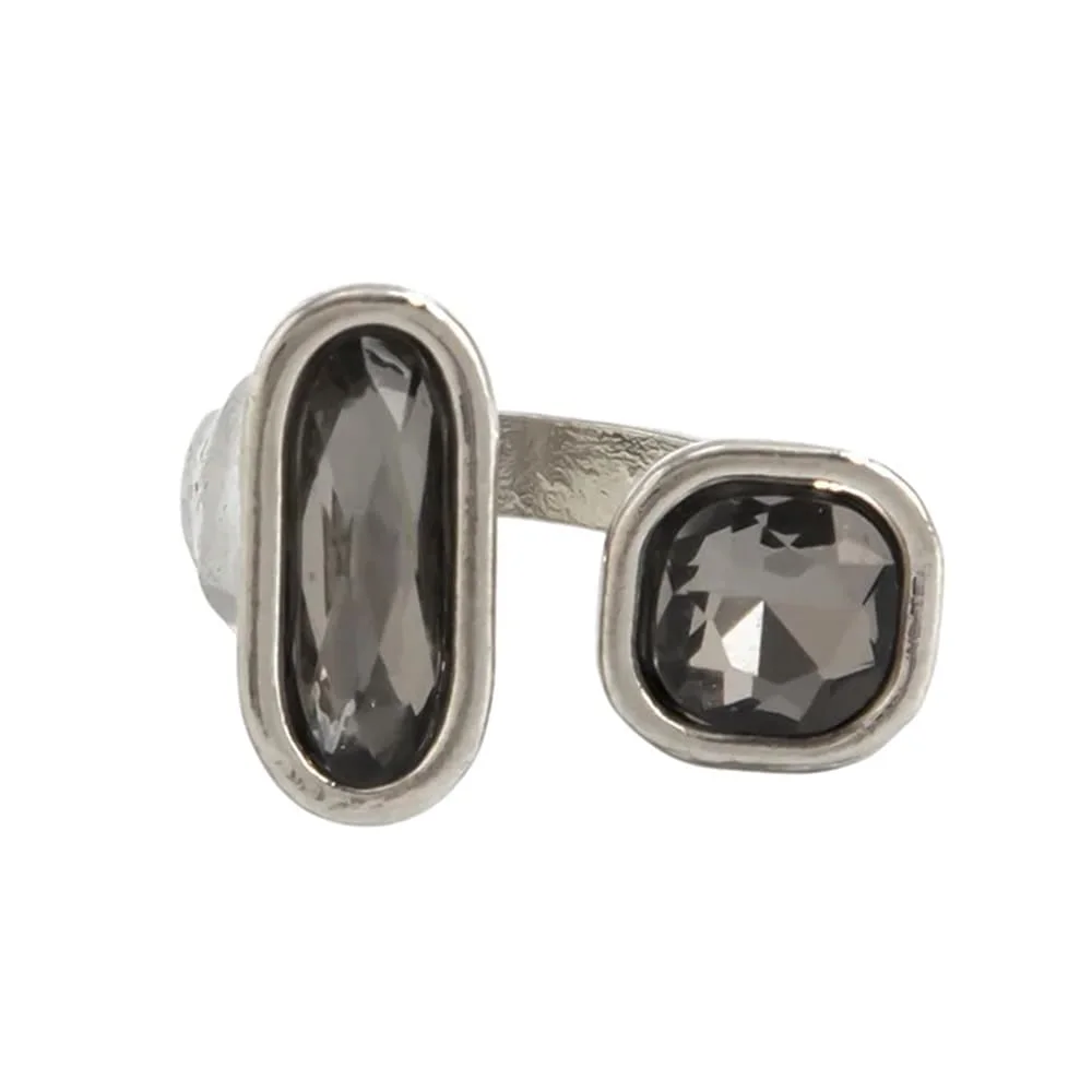 Minimalist Aesthetic Silver Ring Set — view 2 Minimalist Aesthetic Silver Ring Set — view 2