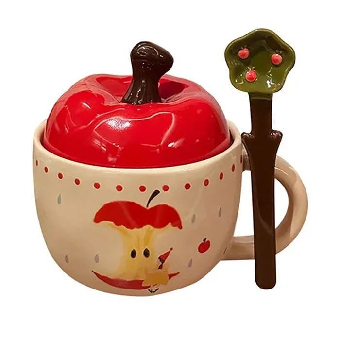Apple Shaped Ceramic Mug — view 1 Apple Shaped Ceramic Mug — view 1