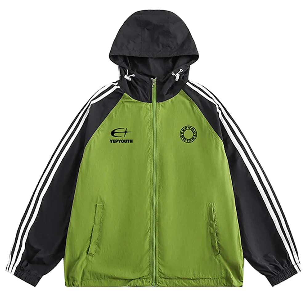 90's Oversized Hooded Jacket — view 1 90's Oversized Hooded Jacket — view 1