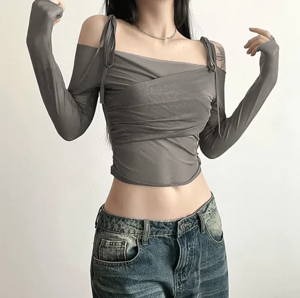 Grunge Fairy Long Sleeve Top — view 2 Grunge Fairy Long Sleeve Top — view 2
