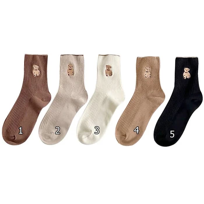 Grunge Bear Socks — view 2 Grunge Bear Socks — view 2